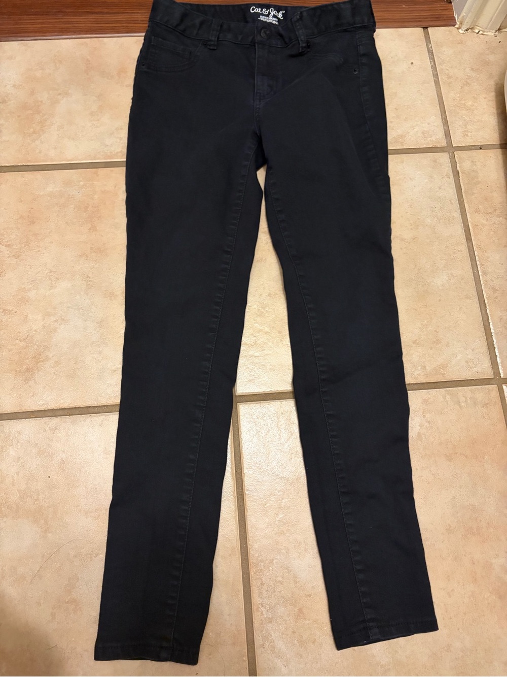 Girls Cat & Jack Black super skinny straight  jeans Pants